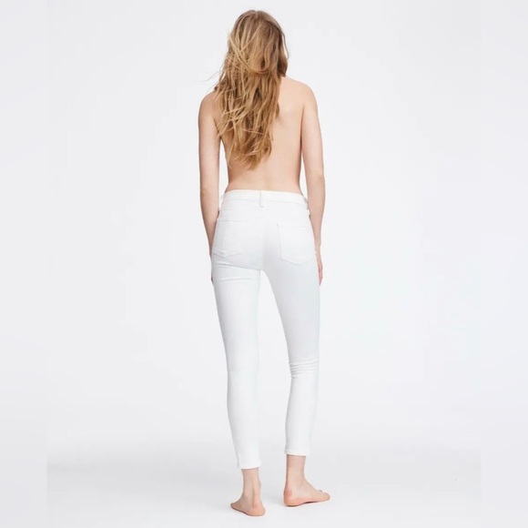 Rag & Bone Mid Rise Women’s Skinny White Jeans | 25, 26, 27 - Picture 3 of 5